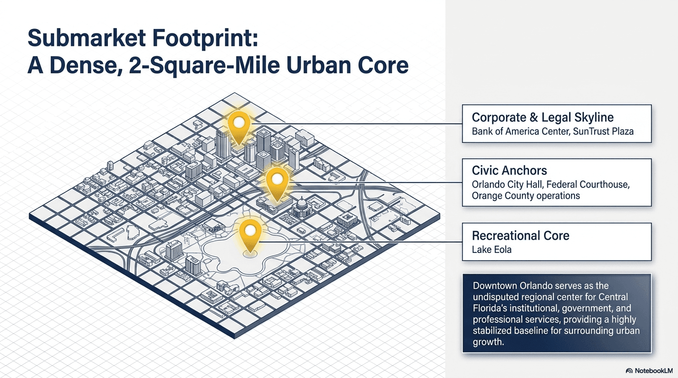 Downtown Orlando office vacancy and absorption