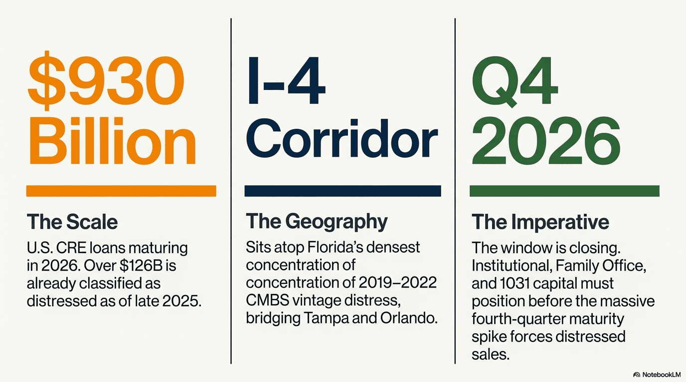CMBS distress concentration heading into 2026