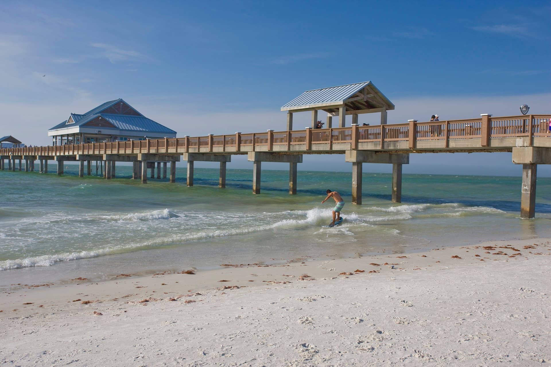 Pier 60 over the Gulf, Clearwater Beach, Florida