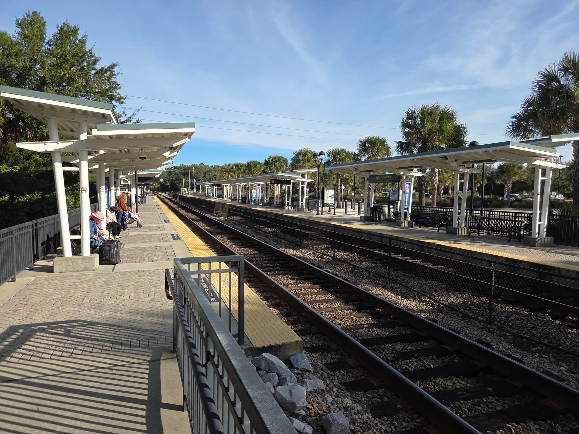 SunRail station platforms, DeBary, Florida