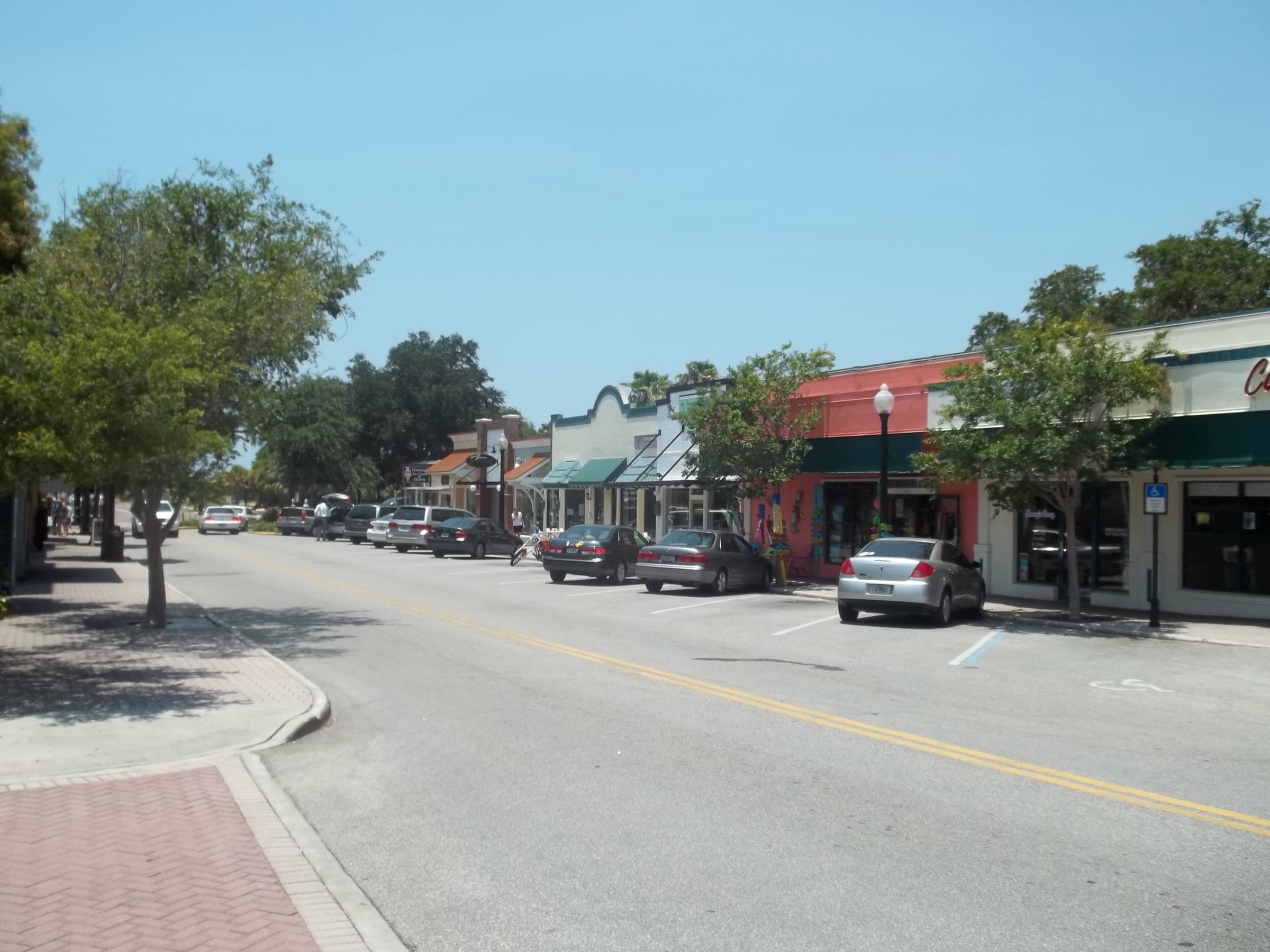 Main Street in downtown Dunedin, Florida