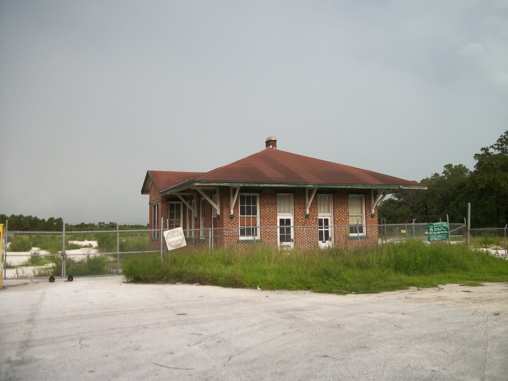Historic railroad station, Groveland, Florida