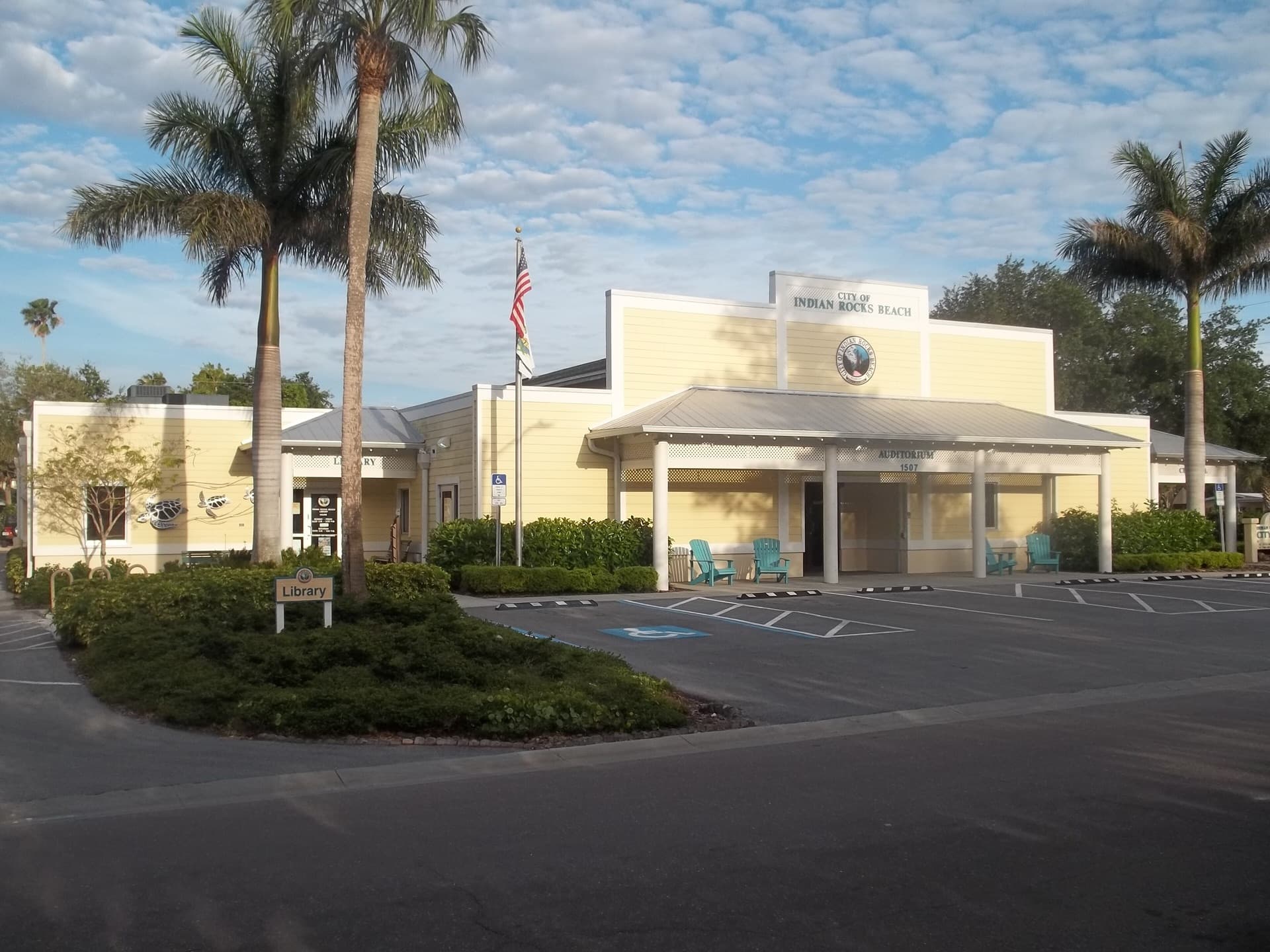 City Hall and library, Indian Rocks Beach, Florida