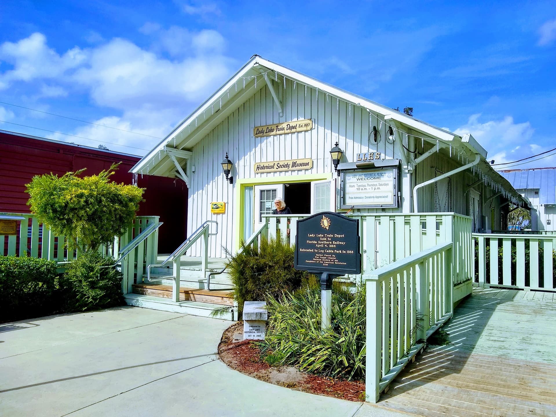 Historic train depot, Lady Lake, Florida