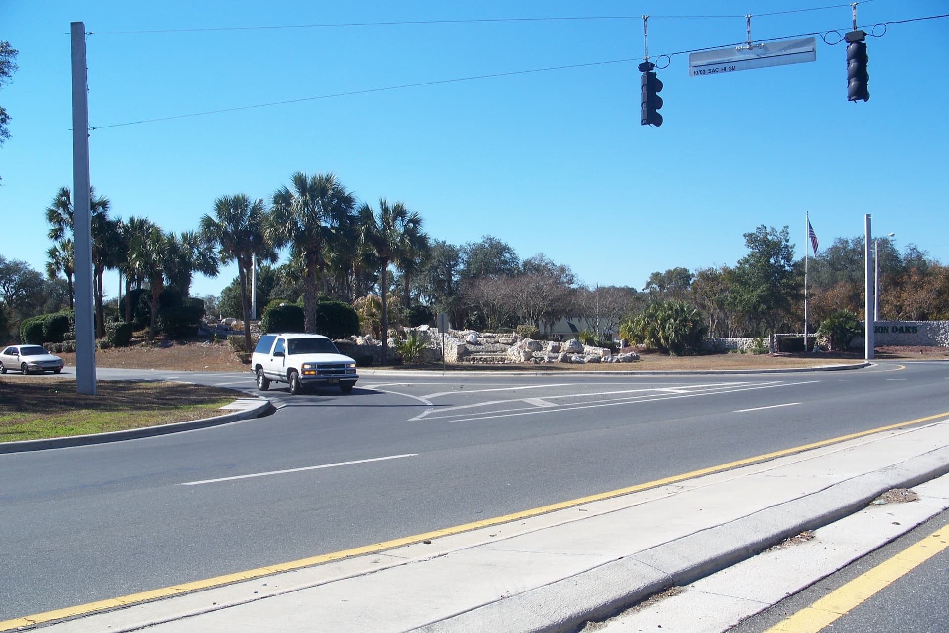 Marion Oaks entrance, Florida