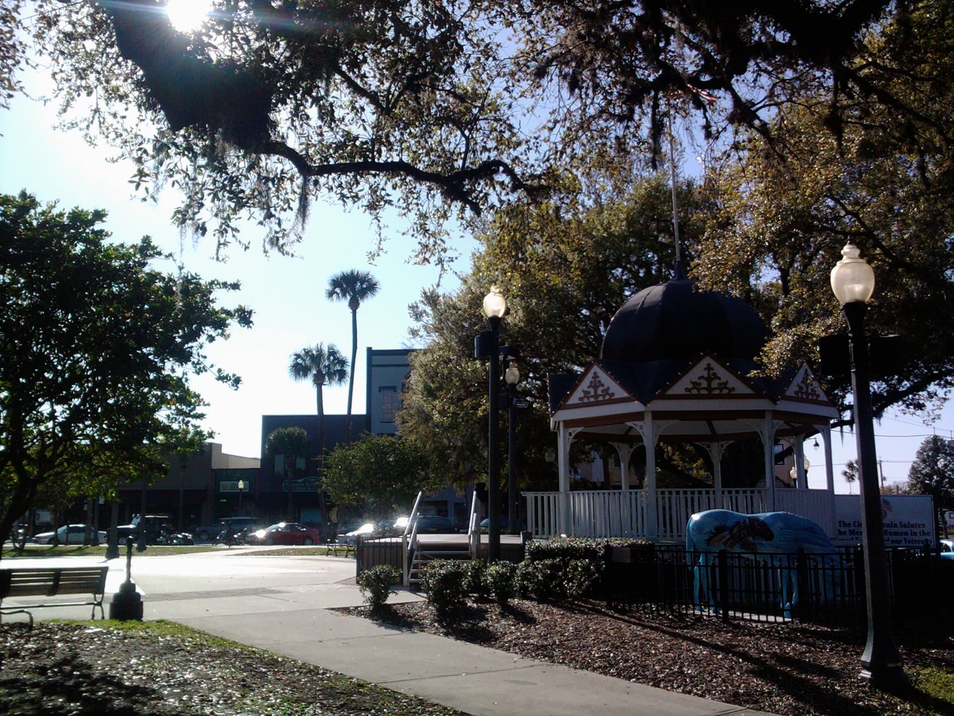 Downtown Ocala square, Florida