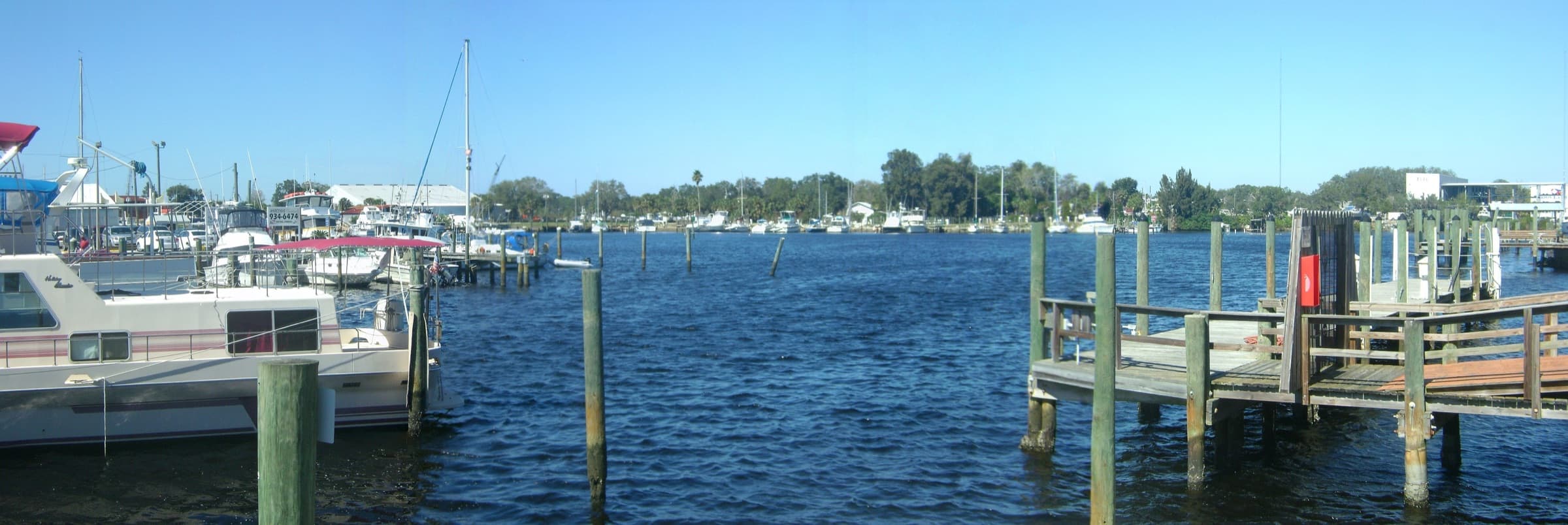 The Sponge Docks on the Anclote River, Tarpon Springs, Florida