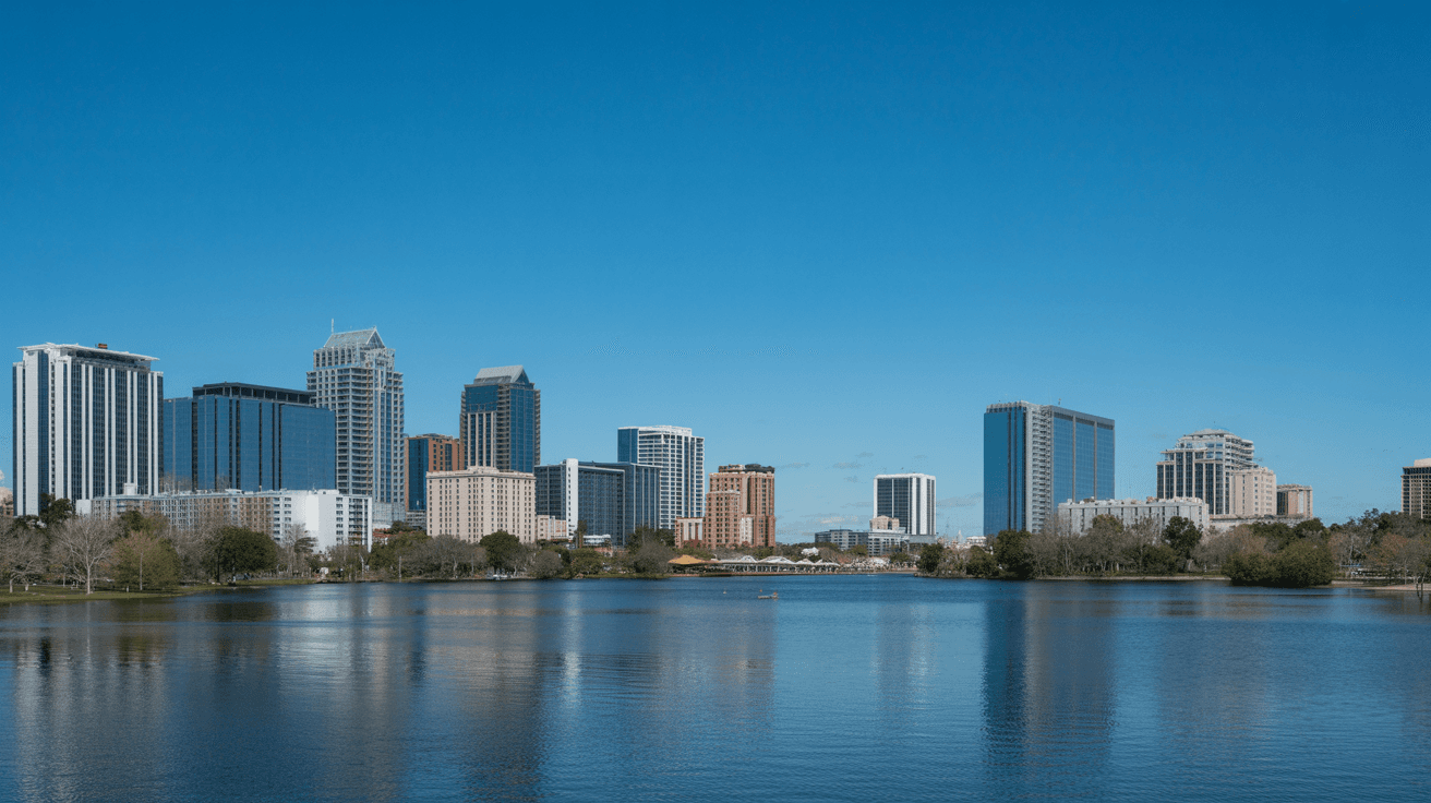 Orlando, Florida cityscape — commercial real estate and I-4 corridor investment market