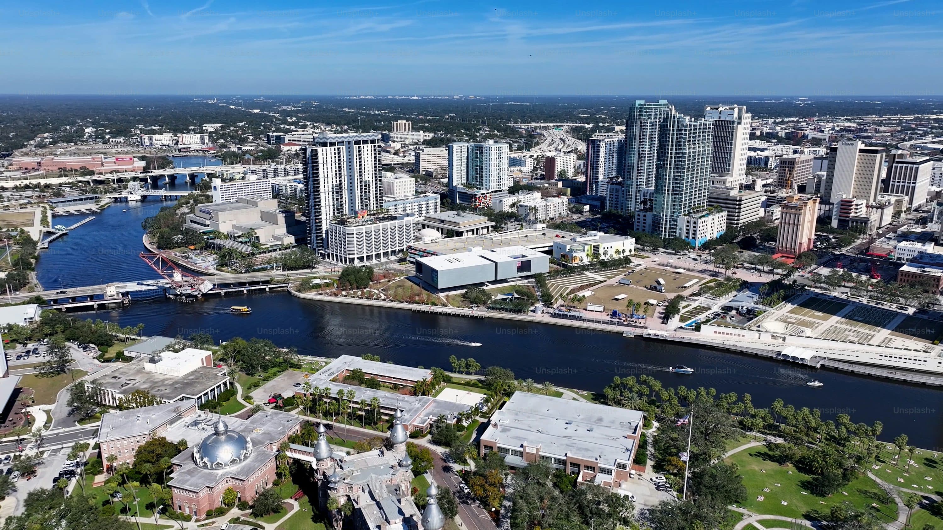 Tampa Bay, Florida skyline and waterfront — top-ranked CRE investment market per CBRE 2026
