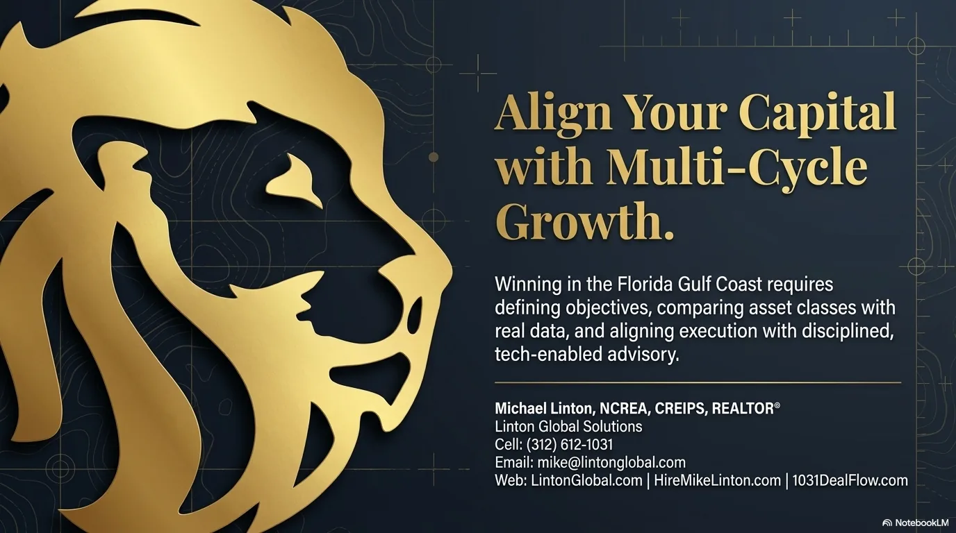 Align Your Capital with Multi-Cycle Growth. Michael Linton, NCREA, CREIPS, REALTOR. Linton Global Solutions. Contact: (312) 612-1031, mike@lintonglobal.com.